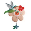 Allen Designs Pretty Pretty Hummingbird Clock -Quality Home Store 6012491