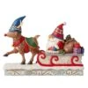 Jim Shore Heartwood Creek Reindeer Pulling Gnome Sled -Quality Home Store 6012954