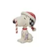 Products Jim Shore Peanuts Snoopy Glitter Candy Cane Mini -Quality Home Store 6013048