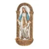 7.25" Our Lady Of Grace Water Font Figurine -Quality Home Store 62828