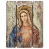 Immaculate Heart Wood Panel By Joseph Studio -Quality Home Store 69968