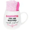 Daughter You Are Beautiful Inside And Out 15.5 Oz Mug And Sock Set 2 Daughter You Are Beautiful Inside And Out 15.5 Oz Mug And Sock Set -Quality Home Store 71314
