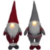 Standing Nordic Gnome With Light Up Nose, 27.5" 2 Standing Nordic Gnome With Light Up Nose, 27.5" -Quality Home Store 71367 C