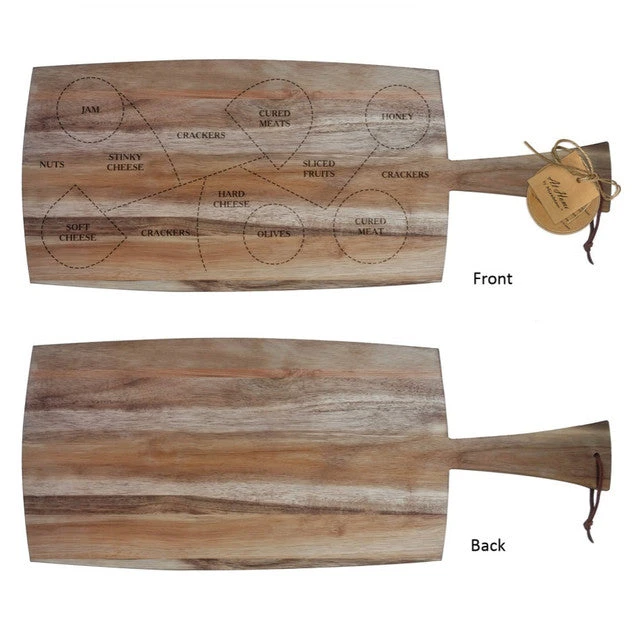 11"x28" Beginner Charcuterie Sharing Board With Handle 3 11"x28" Beginner Charcuterie Sharing Board With Handle