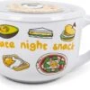 Silver Buffalo Sanrio Gudetama Burp Late Night Snack Lazy Egg Ceramic Soup Mug With Vented Plastic Lid, 24 Ounces -Quality Home Store 718Q615QOmL. AC SL1500