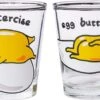 Silver Buffalo Sanrio Gudetama Lazy Egg Poses 4 Pack Mini Glass Set, 1.5 Ounces -Quality Home Store 71sxIhObxvL. AC SL1500