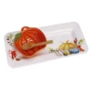 Fall Serving Tray With Pumpkin Bowl And Wooden Spreader 3-Piece Set -Quality Home Store 72586 K