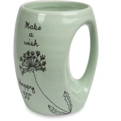 May All Your Wishes Come True Happy 50th Birthday Hand Warmer Mug 16 Oz.
