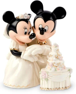 Minnie's Dream Wedding Cake Figurine By Lenox