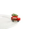 Nora Fleming Mini Just Like The Griswold's Holiday Wagon -Quality Home Store A147