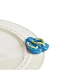 Nora Fleming Mini Sunning And Funning Flip Flops