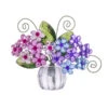 Acrylic Hydrangea Posy Pot Placecard Note Holder -Quality Home Store ACRY 325
