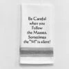 Kitchen Towel "Careful Follow M Asses" -Quality Home Store BB B 82