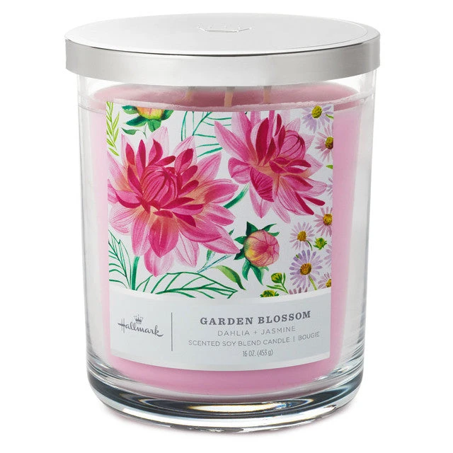 Hallmark Garden Blossom 3-Wick Jar Candle 16 Oz. 3 Hallmark Garden Blossom 3-Wick Jar Candle 16 Oz.