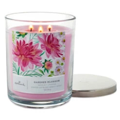 Hallmark Garden Blossom 3-Wick Jar Candle 16 Oz. 5 Hallmark Garden Blossom 3-Wick Jar Candle 16 Oz. -Quality Home Store BGC1071 02