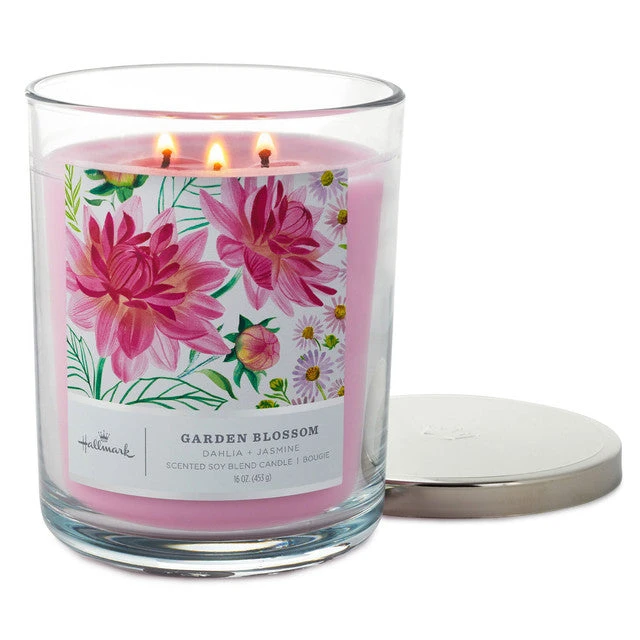 Hallmark Garden Blossom 3-Wick Jar Candle 16 Oz. 4 Hallmark Garden Blossom 3-Wick Jar Candle 16 Oz. - Image 2