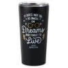 Hallmark Harry Potter™ Dumbledore™ Quote Stainless Steel Tumbler, 20 Oz. -Quality Home Store BlackWhiteGold Dumbledore Quote Metal Cup With Lid 1HPO1082 01