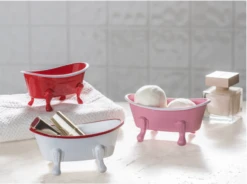 Mini Vintage Metal Bath Tub Trinket Dish -Quality Home Store CB177124 2