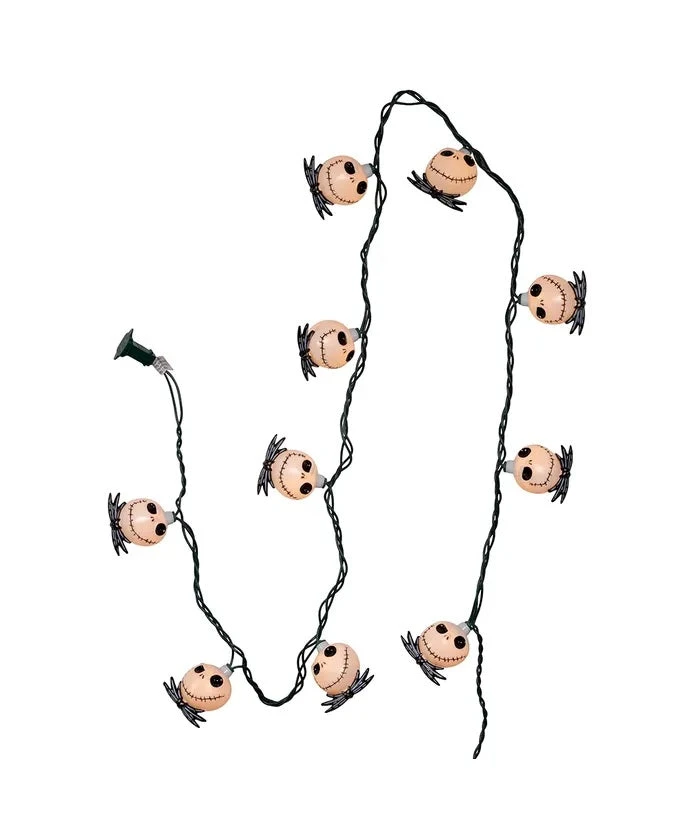 Disney© Nightmare Before Christmas Jack Skellington Head10-Light Set 4 Disney© Nightmare Before Christmas Jack Skellington Head10-Light Set - Image 2