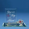 You Hold The Key To My Heart With Gold Key And Red Crystal Heart Glass Figurine 2 You Hold The Key To My Heart With Gold Key And Red Crystal Heart Glass Figurine -Quality Home Store EM3 618