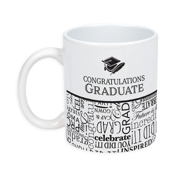 Congratulations Graduate Sentiments White Mug 11 Oz. 3 Congratulations Graduate Sentiments White Mug 11 Oz.