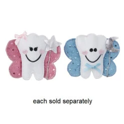 Pink Or Blue Tooth Fairy Pocket Pillow