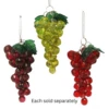 Beaded Grape Ornaments, 3 Assorted -Quality Home Store H9885
