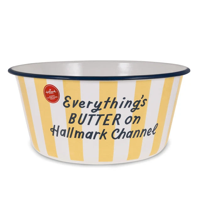 Hallmark Hallmark Channel Everything's Butter Popcorn Bowl 50 Oz. 3 Hallmark Hallmark Channel Everything's Butter Popcorn Bowl 50 Oz.