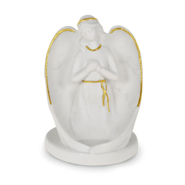 Hallmark Bereavement Angel Figurine Tea-Light Holder, 4.87" 3 Hallmark Bereavement Angel Figurine Tea-Light Holder, 4.87"