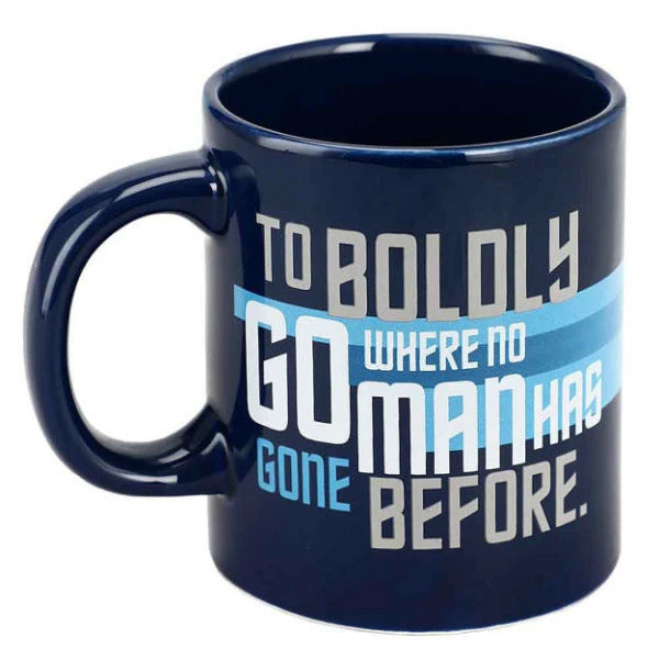 Star Trek To Boldly Go 16 Oz. Ceramic Mug 3 Star Trek To Boldly Go 16 Oz. Ceramic Mug