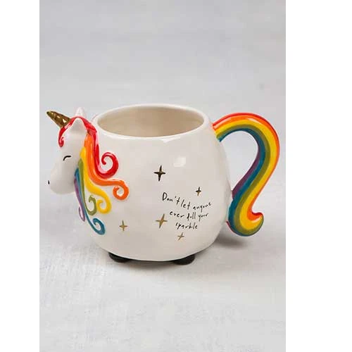 Folk Ark Rainbow Mane Unicorn Mug 3 Folk Ark Rainbow Mane Unicorn Mug