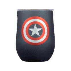 Corkcicle 12 Oz Captain America Stemless Cup