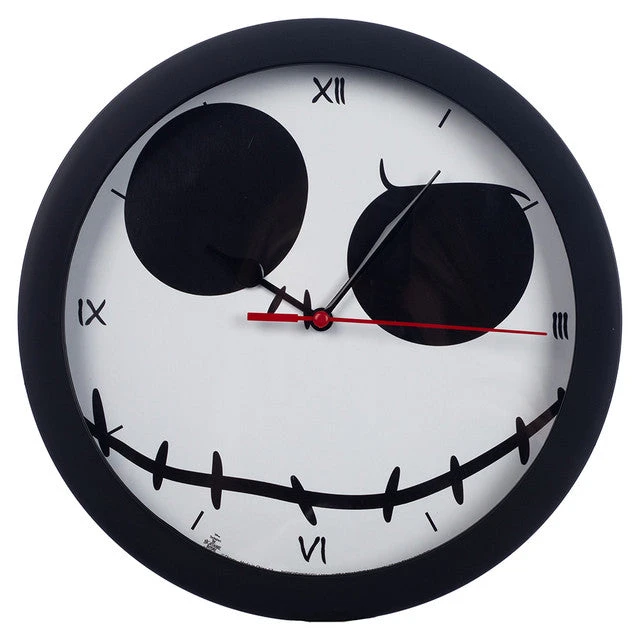Disney The Nightmare Before Christmas Jack Face 9.5" Plastic Wall Clock 3 Disney The Nightmare Before Christmas Jack Face 9.5" Plastic Wall Clock
