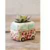 Faux Succulents In Daisy The Van Planter Live Happy