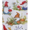 Garden Gnomes Toss With Mushrooms Dual Purpose Terry Towel -Quality Home Store R7218