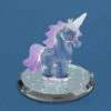 Baby Unicorn With Purple Mane Frosted Horn And Pink Crystal Glass Figurine -Quality Home Store S1 550