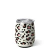 SWIG Luxy Leopard Stemless Wine Cup 14 Oz. Stainless Steel And Insulated
