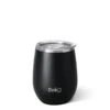 SWIG Matte Black Stemless Wine Cup 14 Oz. Stainless Steel And Insulated 2 SWIG Matte Black Stemless Wine Cup 14 Oz. Stainless Steel And Insulated -Quality Home Store S104 C14 BK