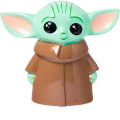 Star Wars Mandalorian The Child Baby Yoda Grogu Ceramic Coin Bank