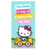 Hello Kitty You Have A Way Of Brightening My Day! Dish Towel -Quality Home Store TWA0 JN3 HKC