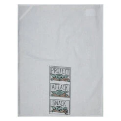 Star Wars The Mandalorian The Child Baby Yoda Grogu Dish Towel Protect Attack Snack