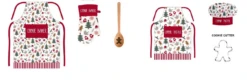 Holiday Kitchen Mommy & Me 6-Piece Baking Set Adult And Kid Apron, Chef Hat, And More -Quality Home Store apronset3