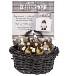 Little Magical Coffee Gnome Pocket Token Charm Figurine -Quality Home Store coffeegnome1