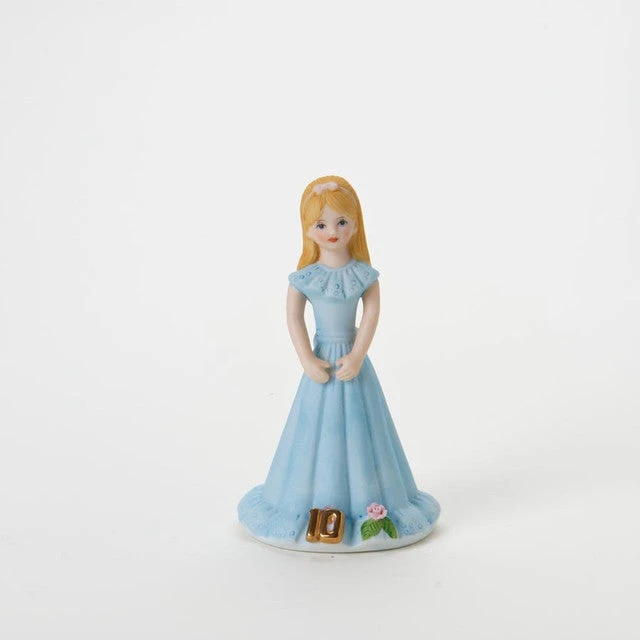 Enesco Growing Up Girls Collection Blonde Age Ten 10 Figurine 3 Enesco Growing Up Girls Collection Blonde Age Ten 10 Figurine