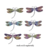 Enjoy Each Moment Colorful Dragonfly Token Charm -Quality Home Store er52403 b