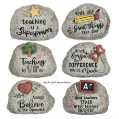 Pebble Teacher Paperweight Rock