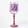 Lolita 21st Birthday Wine Glass -Quality Home Store gls11 5538m high res