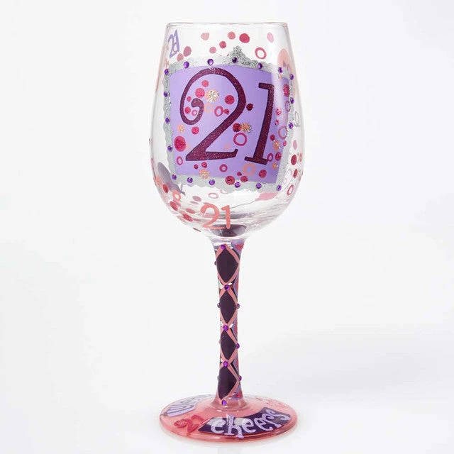Lolita 21st Birthday Wine Glass 3 Lolita 21st Birthday Wine Glass