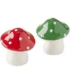Mushrooms Ceramic Salt & Pepper Shakers -Quality Home Store mushroom