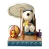 Jim Shore Peanuts Snoopy And Woodstock Beach Buddies Figurine